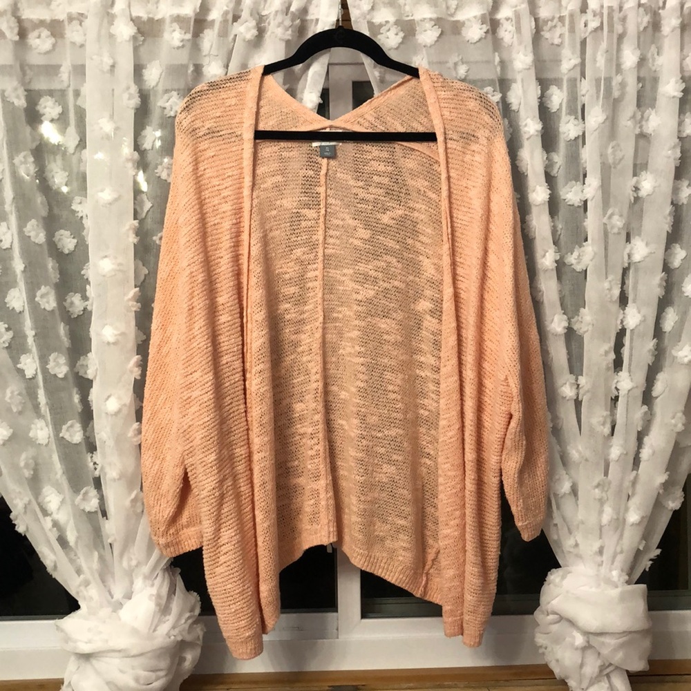 Pink knit sweater